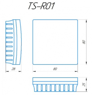 TS-R01 PT1000 Комнатный датчик температуры