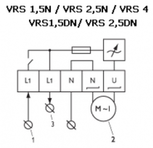 Регулятор скорости VRS 1.5/DN