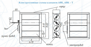 Воздушный клапан АВК 300*150 К8