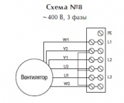 Осевой взрывозащищенный вентилятор EB 30 4T Ex-ATEX